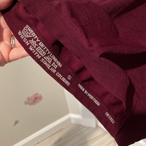 Sweaty Betty London burgundy tank small - Picture 8 of 8